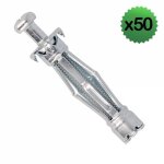Cheville m�tallique � expansion avec vis t�te cylindrique x50 molly - cheville (mm): 11x50 - vis (mm): ...