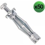 Cheville métallique à expansion - molly - 8x33 mm - lot de 50 - vis tête cylindrique - 25 kg Cheville métallique à expansion - molly - 8x33 mm - lot de 50 - vis tête cylindrique - 25 kg