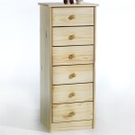 Chiffonnier commode apothicaire pin massif vernis naturel Chiffonnier commode apothicaire pin massif vernis naturel