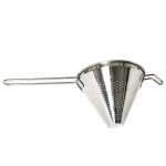 Chinois en inox filtre longueur 35cm diamètre 18 cm argent Chinois en inox filtre longueur 35cm diamètre 18 cm argent