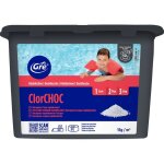 Chlore choc - gre - granul�s - 1 kg - traitement rapide - d�sinfection piscine