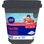 Chlore choc - gre - granul�s - 5 kg - traitement rapide - d�sinfection piscine