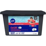 Chlore lent - gre - galets - 1 kg - galets 250 g - formule 0 % acide borique