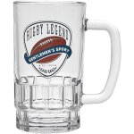 Chope � bi�re en verre rugby