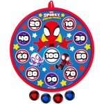 Cible et balles fl�chettes - marvel - spidey - scratch - 28 cm