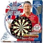 Cible pour fl�chettes pointes acier - harrows - family dart - 6 fl�chettes incluses - fibre cartonn�e ...