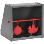Cible de tir - vidaxl - cible rotative à réinitialisation - 2 cibles - acier - extérieur Cible de tir - vidaxl - cible rotative à réinitialisation - 2 cibles - acier - extérieur