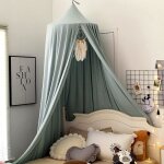 Ciel de lit pour bb moustiquaire en dentelle pour fille - lit  baldaquin - rideau de lit pour lecture ...