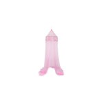 Ciel de lit enfant mademoiselle rose 250x60cm - atmosphera createur dinterieur