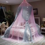 Ciel de lit enfant baldaquin rideaux de lit tente de jeu intrieur dcoration chambre princesse moustiquaire ...