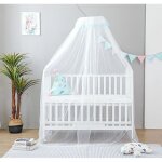 Ciel de lit / moustiquaire bb + support flche de lit ciel de lit protecteur pour lits et paniers bebe ...
