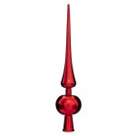 Cimier 1 boule pour sapin maison 28cm rouge