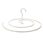 Cintre spirale drap & couverture 220cm argent