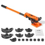 Cintreuse de tubes manuelle - vevor - cintreuse manuelle tube tuyau 10 - 25 mm avec 7 matrices de cintrage ...