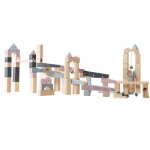 Circuit à billes en bois roba - toboggan à billes - 100 pièces - jeu de construction - multicolore pastel ... Circuit à billes en bois roba - toboggan à billes - 100 pièces - jeu de construction - multicolore pastel ...