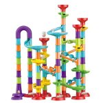 Circuits de billes pour enfants 113pcs labyrinthe billes marble run jouets de construction blocs jouet ...