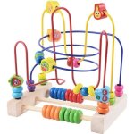 Circuit  boule enfant boulier montessori en bois jeux de labyrinthe fruit perles jouet creatif cadeau ...