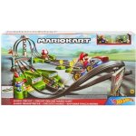 Circuit deluxe mario kart - hot wheels - 15m - booster motoris - 2 karts inclus - 5 ans et +