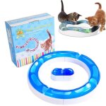 Circuit de jeu aire de jeux kit jouet circuit de vitesse roller avec balles lumineuse pour chat intrieur ...