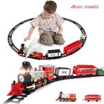 Circuit train lectrique - pimpimsky - avec musique et lumire - pre nol - cadeau de nol pour enfant ...