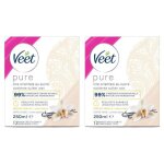 Cire chaude - veet - lot de 2 - parfum vanille - 250 ml - Épilation avec bandes Cire chaude - veet - lot de 2 - parfum vanille - 250 ml - Épilation avec bandes