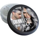 Cire coiffante et colorante argent