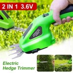Cisaille sculpte - haie et taille - herbes sans fil 3. 6v cisaille à gazon avec 2 lames - usb charge Cisaille sculpte - haie et taille - herbes sans fil 3. 6v cisaille à gazon avec 2 lames - usb charge