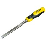 Ciseau  bois manche bi - matire 12x125mm longueur totale 310mm - stanley - 0 - 16 - 873