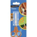 Ciseaux - fiskars - classic bouts ronds - 12 cm - ambidextres - orange