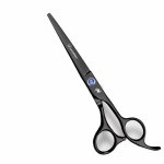 Ciseaux de coupe professionnels de coiffure de coiffeur de 60 noir Ciseaux de coupe professionnels de coiffure de coiffeur de 60 noir