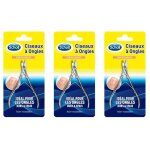 Ciseaux � ongles de pieds - scholl - lot de 3 - acier inoxydable - ergonomiques - 11 cm