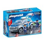 City action voiture de police tout - terrain avec son et lumire