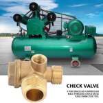 Clapet anti - retour en laiton  3 ports surenhap pour compresseur dair