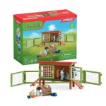 Clapier  lapin coffret figurines schleich 42420 farm world jouet pour enfant ds 3 ans