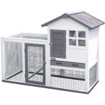 Clapier pour rongeur - kerbl - freetime luke - 127 x 62 x 98 cm