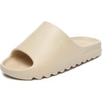Claquette antidrapant mixte - confortable lger sandals pour piscine plage - beige