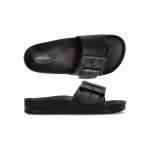 Claquettes ellesse - femme - semelles compens�es - noir