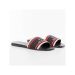 Claquette armani exchange femme eagle ax noir synthtique