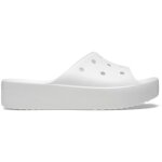 Claquettes femme crocs classic platform - blanc - femme - 34 / 35