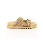 Claquettes femme guess fatema 2 - beige brown - 36