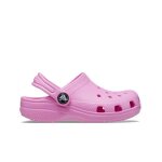 Claquette pour fille - crocs classic clog t - synthtique - rose