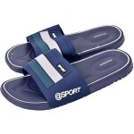 Claquette homme - ozabi - su3528 marine - confort et maintien - antid�rapante - s�chage rapide