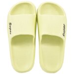 Claquette piscine femme - uper sd8157 anis - schage rapide - caoutchouc antidrapant