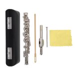 Clarinette avec tournevis ensemble doutils de nettoyage de bote en cuir pu - argent mxzzand