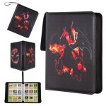 Classeur album 900 cartes cahier range carte 50 pages classeur cartes  collectionner en cuir pu impermable ...