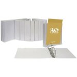 Classeur � anneaux - grafopl�s - 3666570 - pvc - a3 - blanc - 4 anneaux (40 mm)