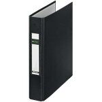 Classeur  anneaux - leitz - a5 - 2 anneaux - 25 mm - noir