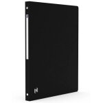 Classeur souple oxford - 245 x 31 x 2 - 4 anneaux - noir