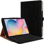 Clavier azerty - karylax - galaxy tab s6 lite (2022) - tui de protection noir - compatible 10 - mixte ...