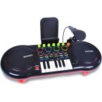 Clavier dj mixer 13 touches avec microphone bontempi - table de mixage enfant - jouet musical